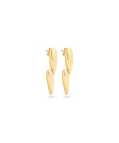 18K Yellow Gold Earrings - 4.62g