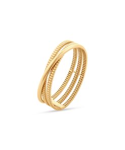 18K Yellow Gold Bangle - 29.93g