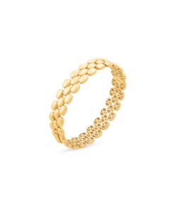 18K Yellow Gold Bangle - 18.48g