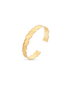 18K Yellow Gold Bangle - 22.25g