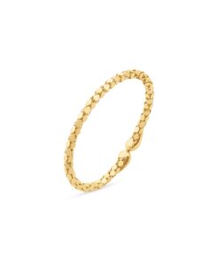 18K Yellow Gold Bangle - 10.35g