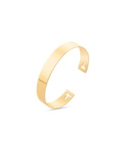18K Yellow Gold Bangle - 18.61g