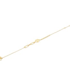 18K Yellow Gold Bracelet - 0.93g