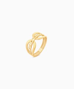 18K Yellow Gold Ring - 2.82g