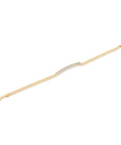 18K Yellow/White Gold Bracelet - 4.33g