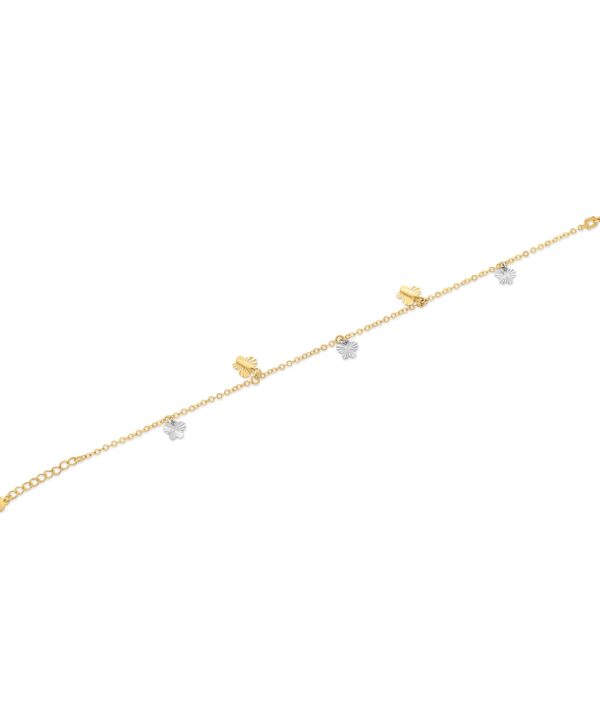 18K Yellow/White Gold Bracelet (2.02g)