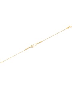 18K Yellow Gold Bracelet - 0.64g