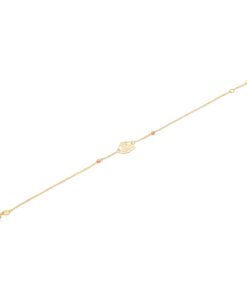 18K Yellow/Rose Gold Bracelet - 0.54g
