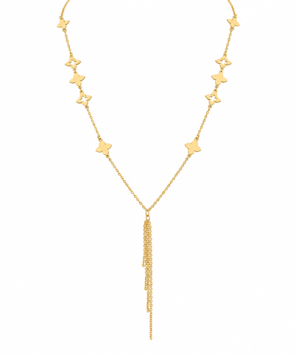 18K Yellow Gold Necklace (2.84)g