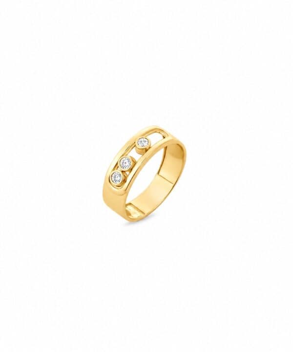 18K Yellow Gold Ring - 3.41g
