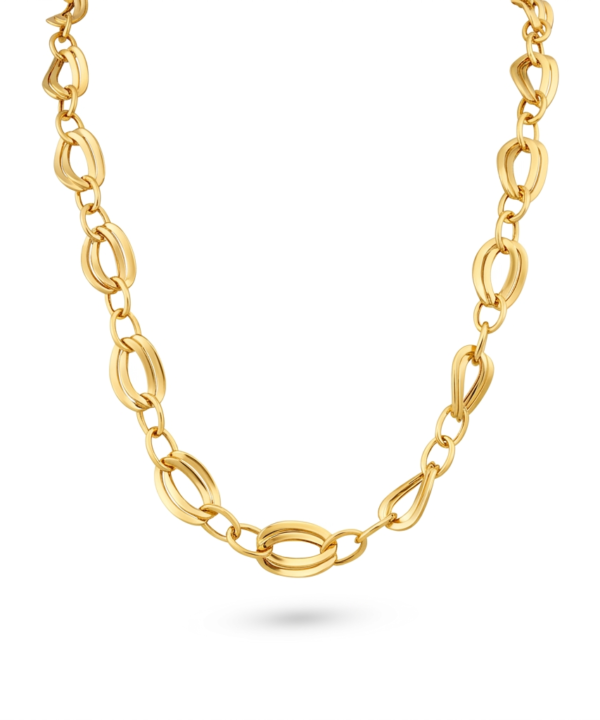 18K Yellow Gold Necklace - 8.89g