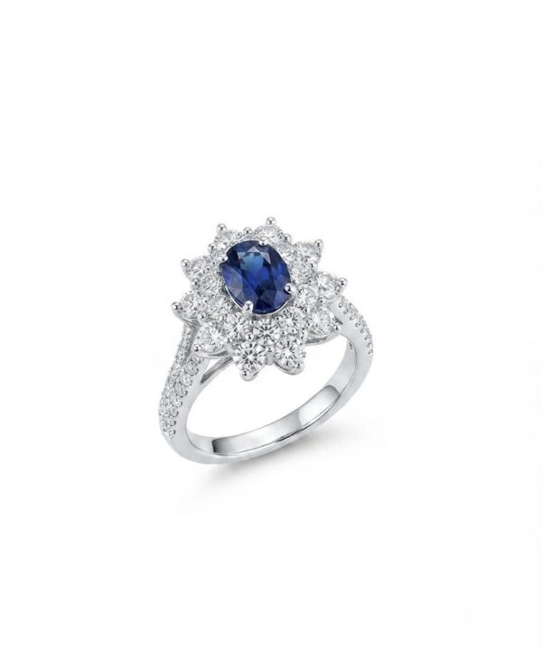 18K White Gold & Diamond Ring (0.53ct)