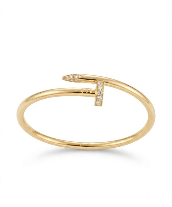 18K Yellow Gold & Diamond Bangle (0.55ct)