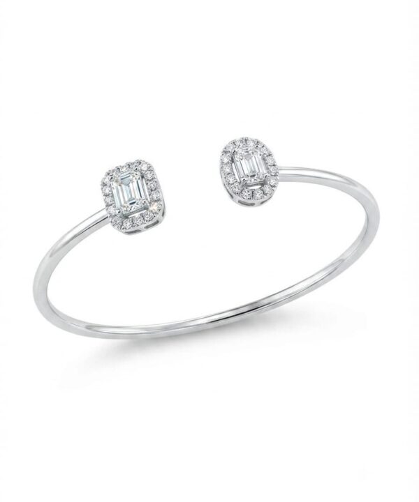 18K White Gold & Diamond Bangle (0.29ct)
