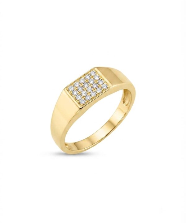 18K Yellow Gold & Diamond Ring (0.10ct)