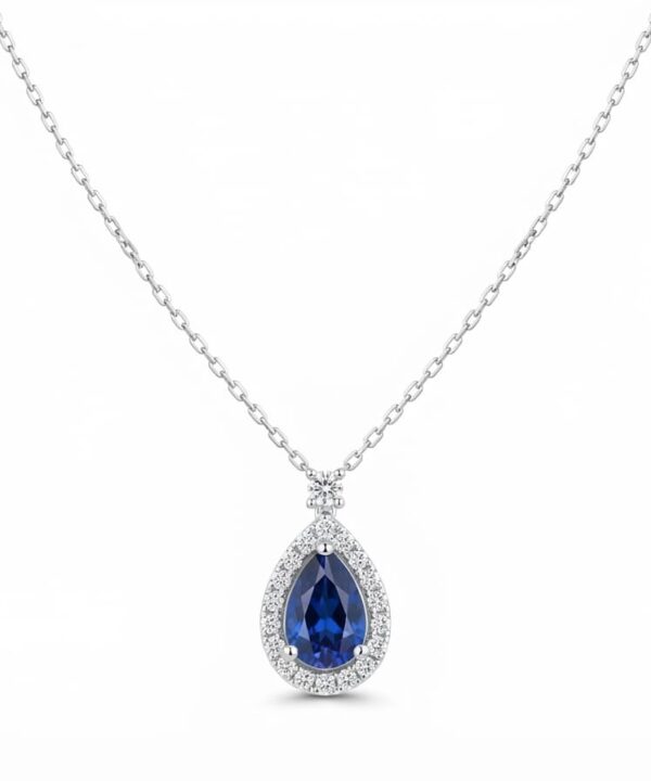 18K White Gold & Diamond Necklace (0.15ct)