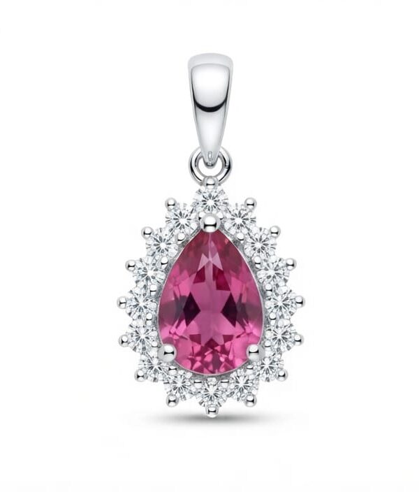 18K White Gold & Diamond Pendant (0.70ct)