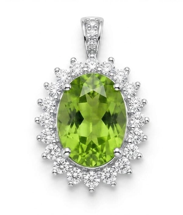 18K White Gold & Diamond Pendant (0.52ct)