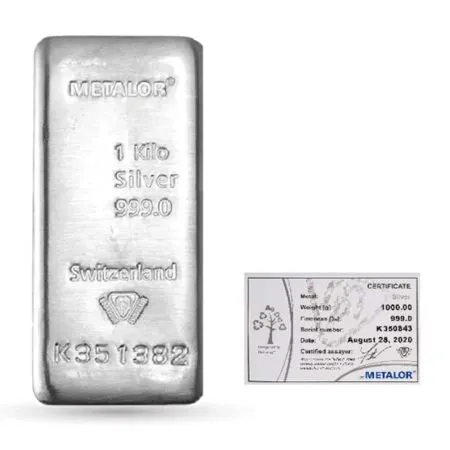 Cast Silver Metalor (1Kg)