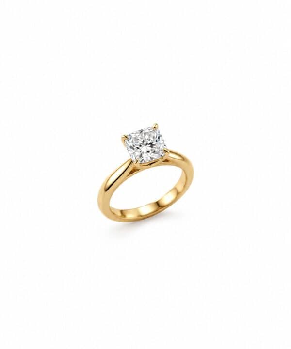 18K Yellow Gold & Diamond Engagement Ring (1.20ct)