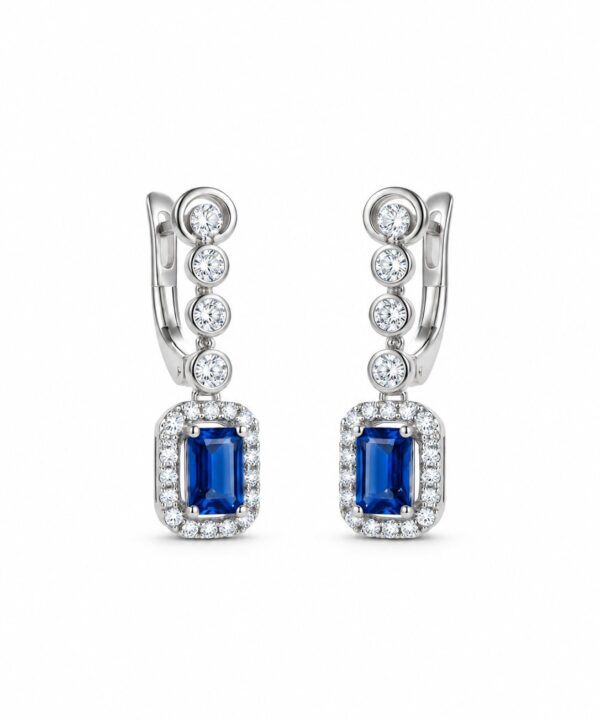 18K White Gold & Diamond Earrings (0.38ct)