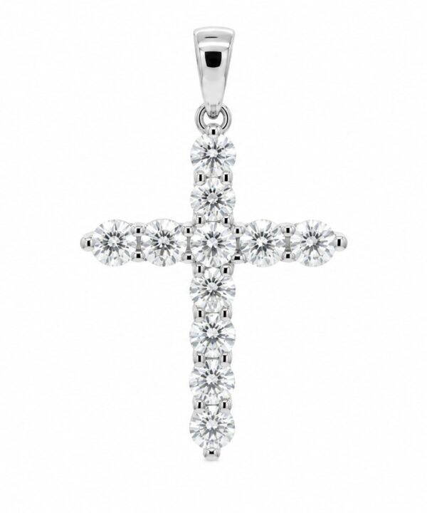 18K White Gold & Diamond Pendant (1.19ct)