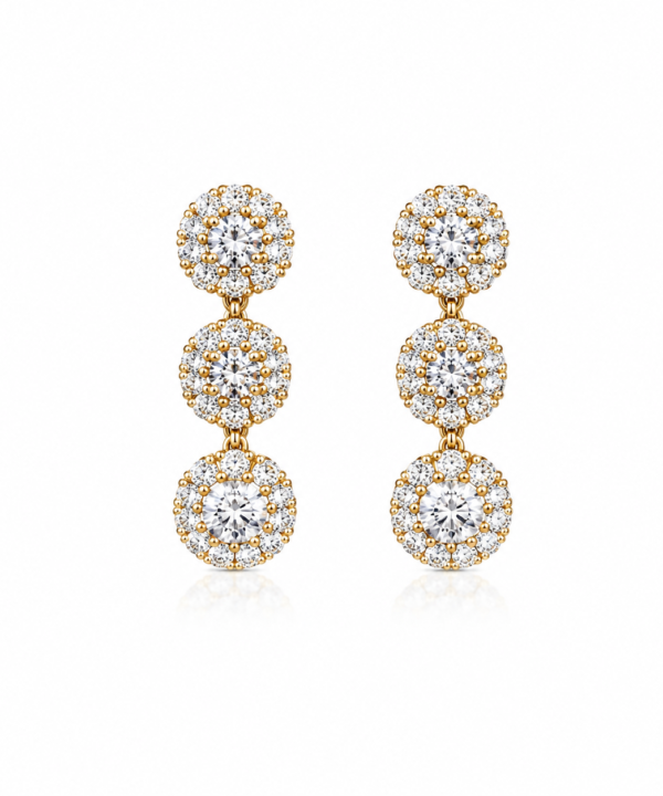 18K Yellow Gold Earrings (3.25g)
