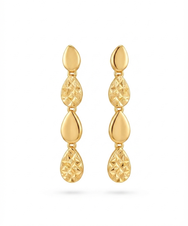 18K Yellow Gold Earrings (2.43g)