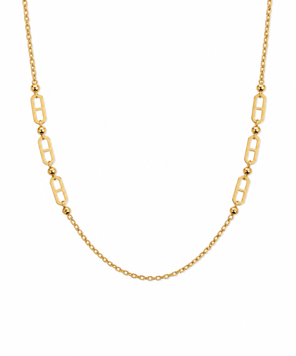 18K Yellow Gold Necklace (3.41g)