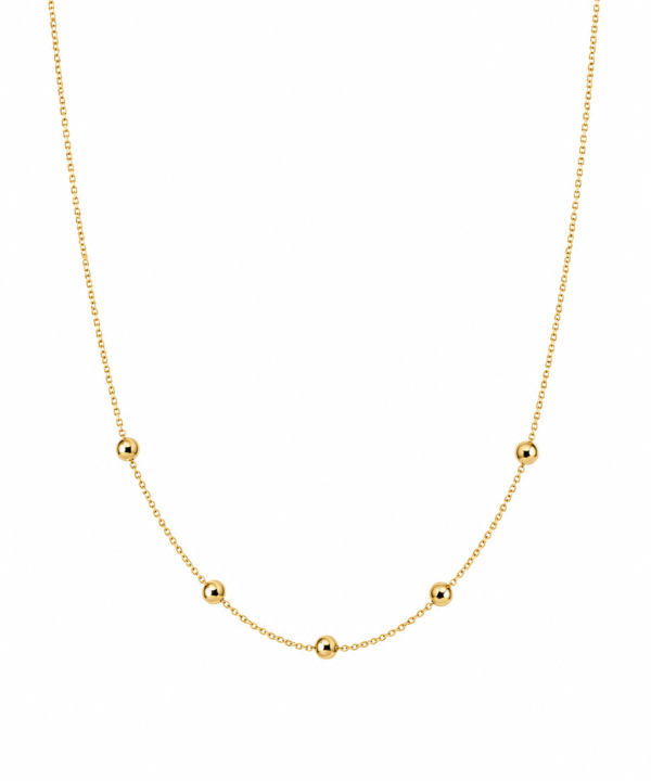 18K Yellow Gold Necklace (1.28g)