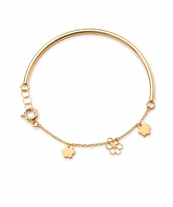 18K Yellow Gold Bracelet (1.36g)