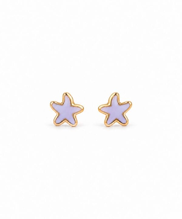 18K Yellow Gold Earrings (1.04g)