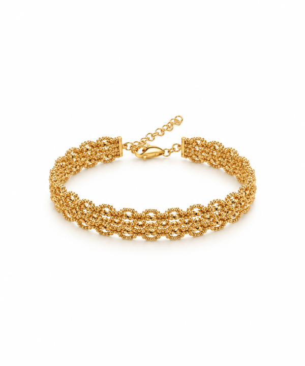 18K Yellow Gold Bracelet (12.54g)