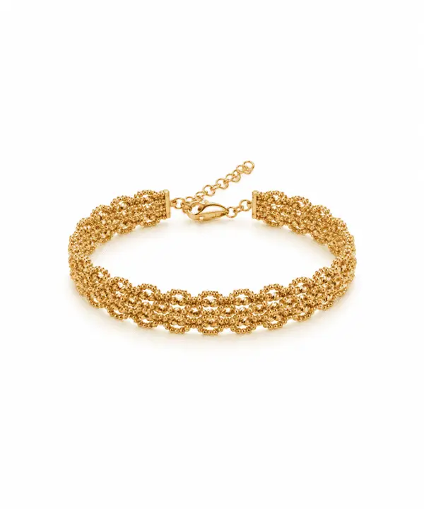 18K Yellow Gold Bracelet (12.54g)