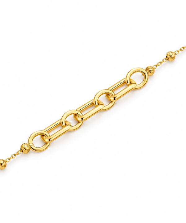 18K Yellow Gold Bracelet (5.11g)