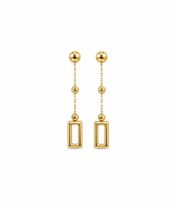 18K Yellow Gold Earrings (3.25g)