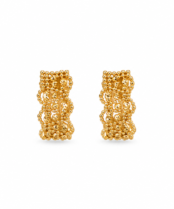 18K Yellow Gold Earrings (5.36g)