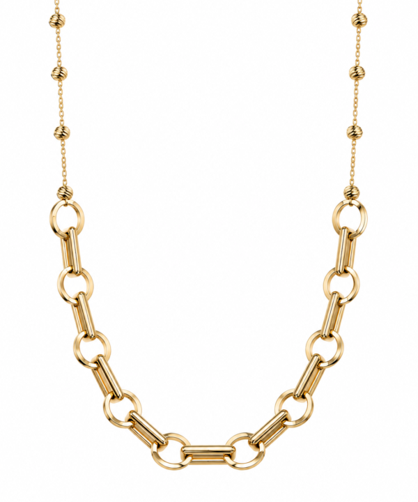 18K Yellow Gold Necklace (12.80g)