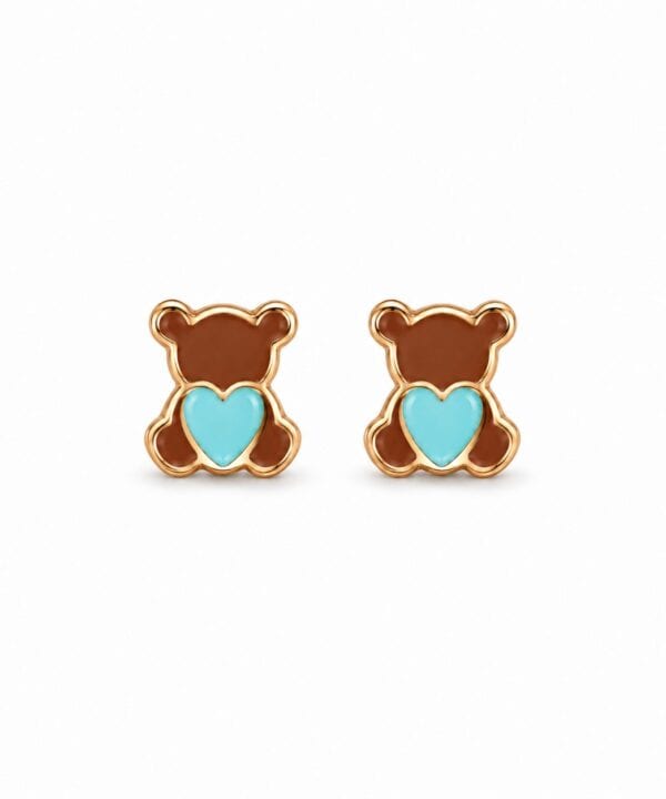 18K Yellow Gold Earrings (1.28g)