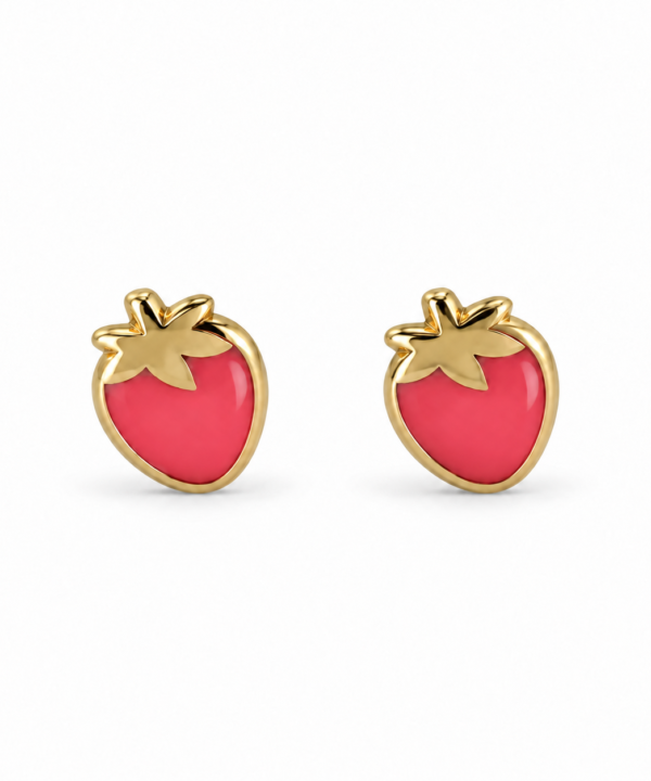 18K Yellow Gold Earrings (0.93g)
