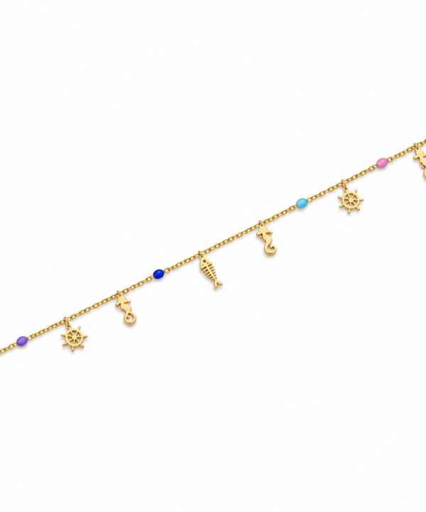 18K Yellow Gold Anklet (2.07g)
