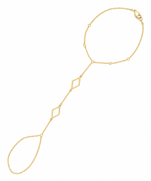 18K Yellow Gold Bracelet Ring (1.38g)