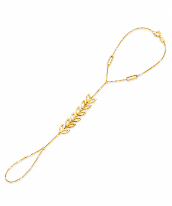 18K Yellow Gold Bracelet Ring (2.19g)