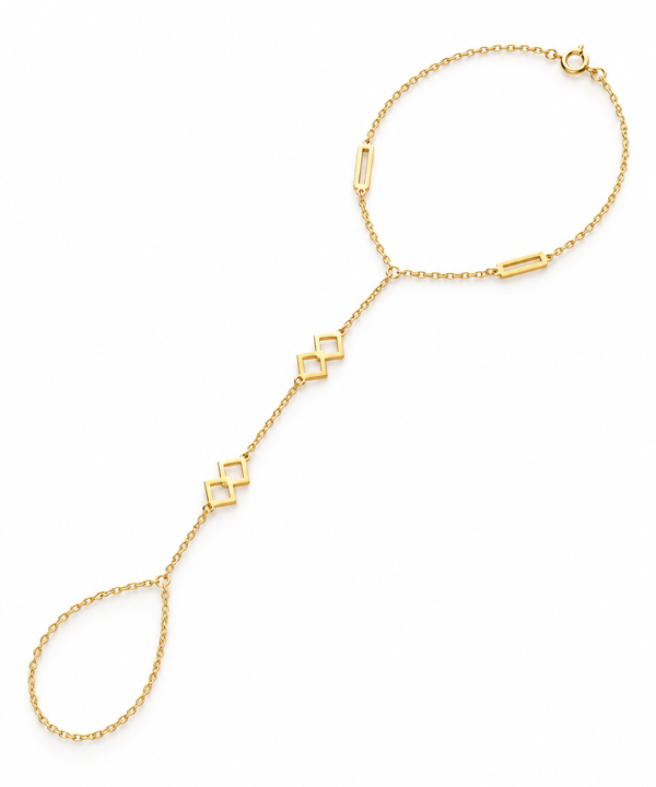 18K Yellow Gold Bracelet Ring (1.63g)