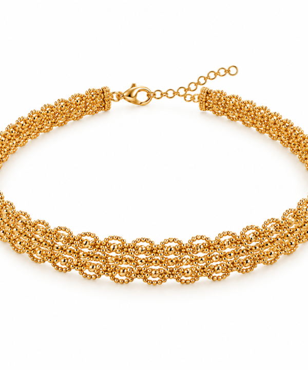 18K Yellow Gold Choker Necklace (21.67g)