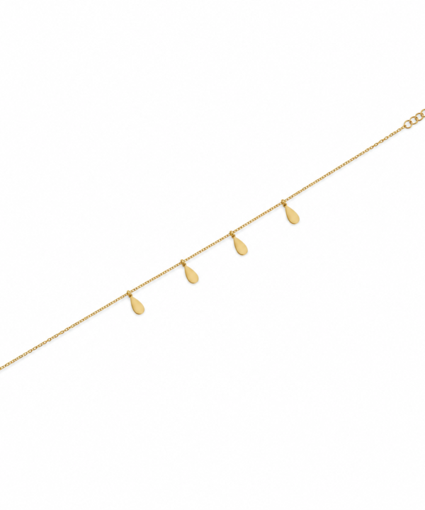 18K Yellow Gold Anklet (1.19g)
