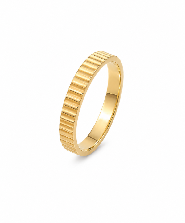 18K Yellow Gold Wedding Band (4.10g)