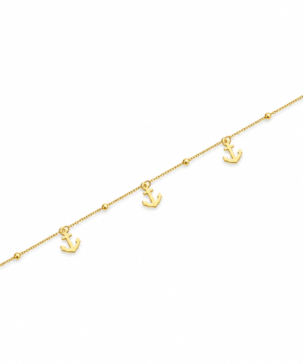 18K Yellow Gold Anklet (1.62g)