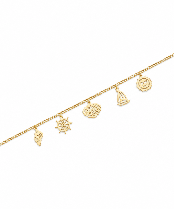18K Yellow Gold Anklet (2.34g)