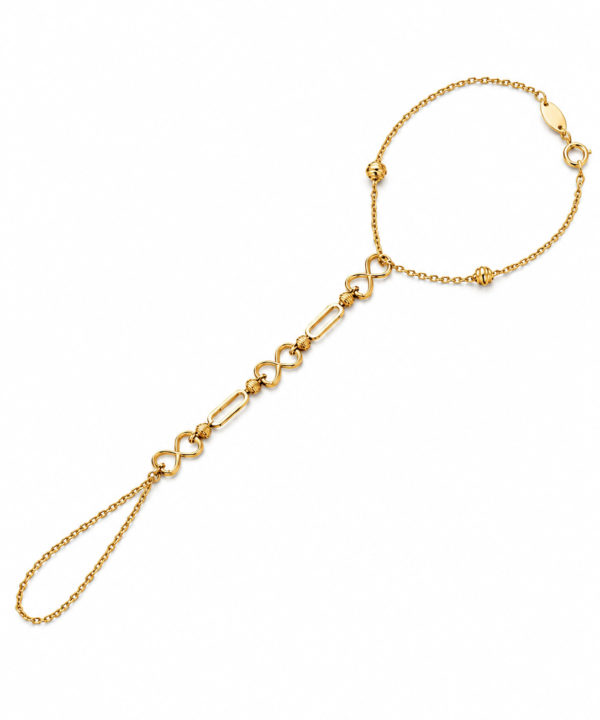 18K Yellow Gold Bracelet Ring (2.17g)